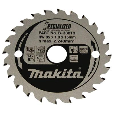 Makita Accessoires Cirkelzaagblad Laminaat | Specialized 85x15x1,0 24T 7g - B-33819 B-33819