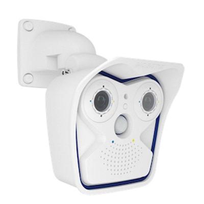 Mobotix M16B-6D6N041 IP-camera binnen en buiten witte behuizing 3072 x 2048pixels - bewakingscamera (IP beveiligingscamera binnen en buiten, behuizing, wit, wand, IP66)