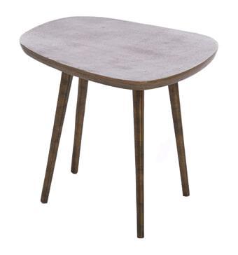 Light & Living Bijzettafel 'Puno' 48 x 32cm, kleur Antiek Brons Light & Living Bijzettafel 'Puno' 48 x 32cm, kleur Antiek Brons