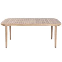 Eettafel Home ESPRIT Bruin Teakboom 180 x 90 x 77 cm - thumbnail