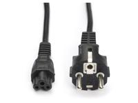 Voedingskabel | Schuko Male Haaks - IEC-320-C5 | 2,0 m | Zwart - thumbnail