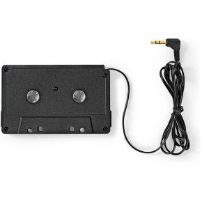 Cassette-adapter | 3,5 mm Mannelijk | Zwart Cassette-adapter | 3,5 mm Mannelijk | Zwart