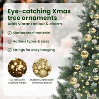 VidaXL Kunstkerstboom met 150 led groen 150 cm pvc en plastic en staal - thumbnail