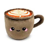Foodiemals Cappuccino Pluche Deurstopper - thumbnail