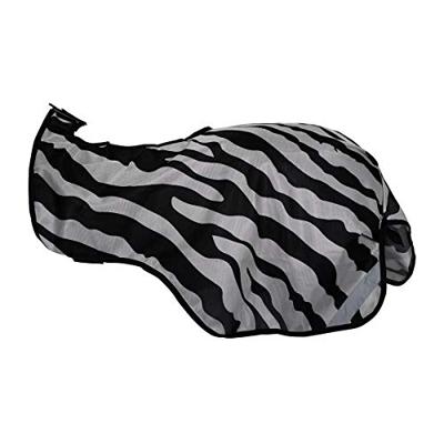 Bucas Buzz-off Riding Zebra zwart/wit maat:155 / 6'7