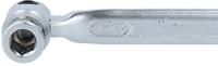 KS Tools 517.0314 5170314 Dubbele scharniersleutel Uitvoering Inbus, Buiten-vierkant 208 mm 1 stuk(s) - thumbnail