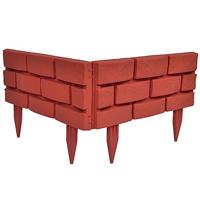 Tuinafscheiding met metselwerk-ontwerp (11-delig) - thumbnail