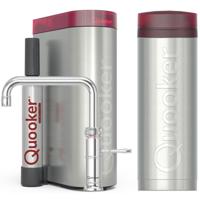 Quooker Classic Fusion Square Keukenkraan Set - Kokend Warm- en Koud Water - Chroom - Inclusief PRO3 Reservoir & CUBE - Direct Gekoeld Bruisend Water - thumbnail