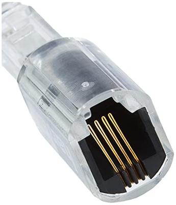 Hama Anti-twist-adapter voor het ontwarren van telefoonkabels (ontwarrend, 360° draaibaar) transparant/zwart