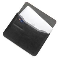 Woodcessories ECOPOUCH notebooktas 38,1 cm (15") Buidelzak Zwart, Walnoot - thumbnail