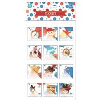 W&O stickervel 3D piraat junior 27,5 x 14 cm papier 12 delig - thumbnail