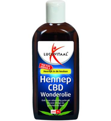 Lucovitaal Hennep CBD Huidwonder olie