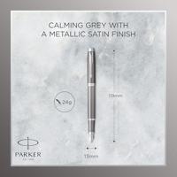 Parker IM Rituals vulpen, grijs CT, fijn, giftbox - thumbnail