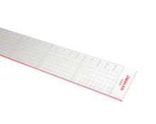 Aristo AR-15450 Snijliniaal 50cm Plexiglas Met Stalen Kant Aristo AR-15450 Snijliniaal 50cm Plexiglas Met Stalen Kant