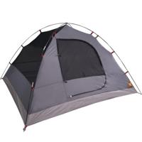 Tent 6-persoons 348x340x190 cm 190T taft grijs en oranje - thumbnail