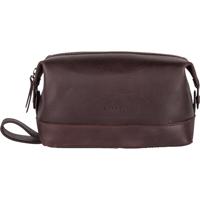 Burkely Vintage Toiletry Bag-Dark Brown - thumbnail