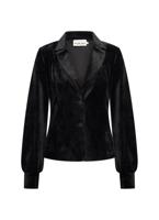 Helena Hart Blazer Lora Velour 7640 Blazers Zwart - thumbnail