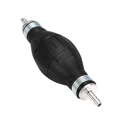 Universele auto boot motor motorfiets benzinepomp sferische rubber handmatige brandstofpomp grootte: 10mm (zwart)