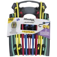 Masterlock Set of 10 Twin Wire bungees (2*25 + 2*45 + 2*60+ 2*80 + 2*100)double - 3043EURDAT - thumbnail