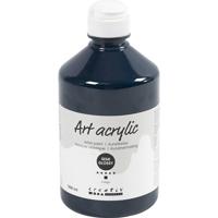 Creativ Company Acryl verf, semi-glanzend, dekkend, indigo, 500 ml/ 1 fles - thumbnail