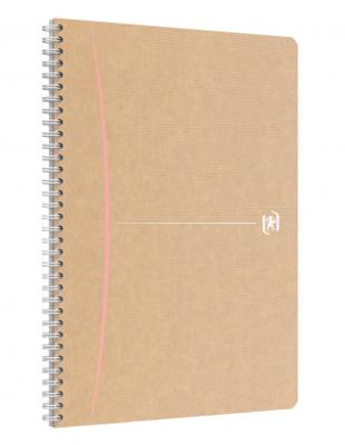 Oxford Touareg spiraalschrift, 180 bladzijden, ft A4, gelijnd, geassorteerde kleuren