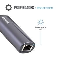 Adapter USB naar Netwerk RJ45 iggual Gigabit - thumbnail