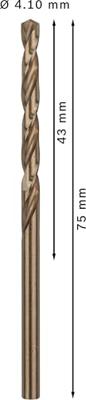Bosch Accessoires Metaalboren HSS-Co, Standard 4,1 x 43 x 75 mm 10st - 2608585881 - thumbnail