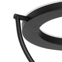 QAZQA Moderne vloerlamp zwart met leesarm incl. LED en dimmer - Divo - thumbnail