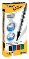 Velleda Whiteboardmarker Liquid Ink Pocket doos van 4 stuks in geassorteerde kleuren - thumbnail