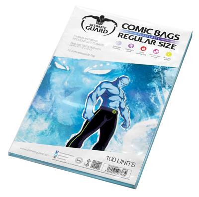 Ultimate Guard Comic Bags Resealable (100) - Regular Size