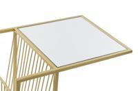 Tijdschriftenrek DKD Home Decor Gouden Metaal Spiegel 48 x 35 x 71 cm - thumbnail