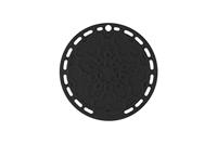 LE CREUSET - Siliconen - Onderzetter Ebbenzwart 20cm - thumbnail