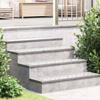 VidaXL Trap tread rechthoekig 2 pcs zilver 90 x 20 cm aluminium - thumbnail