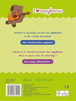 Kleurboek I Love Capybaras