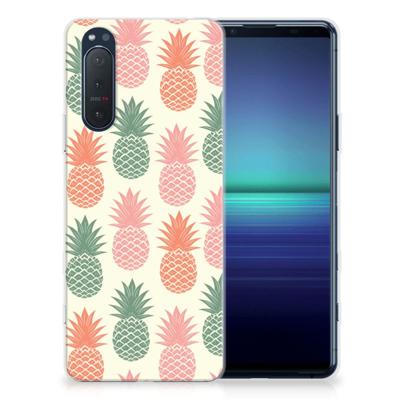 Sony Xperia 5II | Siliconen Case | Ananas Sony Xperia 5II | Siliconen Case | Ananas