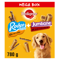 Pedigree Megabox Rodeo Duos & Jumbone hondensnacks 1 verpakking - thumbnail