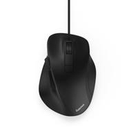 Hama optische muis met 6 knoppen mc-500 met kabel zwart - thumbnail