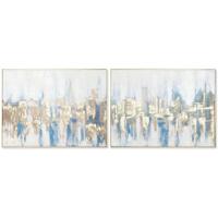 Schilderij DKD Home Decor New York Loft 80 x 3,5 x 60 cm (2 Stuks) - thumbnail