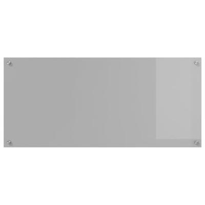 VidaXL Keuken spatscherm lichtgrijs 110 x 50 cm gehard glas