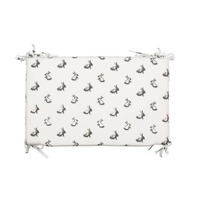 Pericles boxbumper Nero 320 x 30 cm wit/zwart