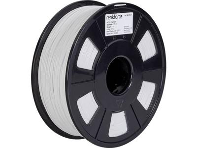 Filament Renkforce PETG 1.75 mm Wit 1 kg