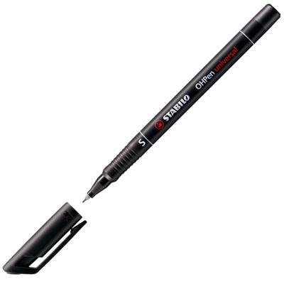 STABILO OHPen, permanent marker, superfine 0.4 mm, zwart, per stuk STABILO OHPen, permanent marker, superfine 0.4 mm, zwart, per stuk