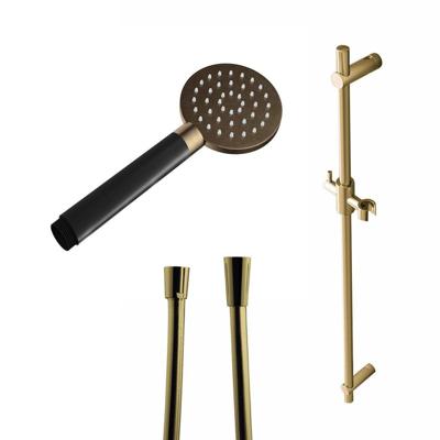 Hotbath Mate glijstangset met handdouche en doucheslang verouderd messing M015AB / M353AB / M311AB Hotbath Mate glijstangset met handdouche en doucheslang verouderd messing M015AB / M353AB / M311AB