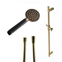 Hotbath Mate glijstangset met handdouche en doucheslang verouderd messing M015AB / M353AB / M311AB - thumbnail