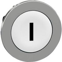 Schneider Electric ZB4FA131 ZB4FA131 Plat, Terugstelbaar (Ø) 30.5 mm I Chroom, Wit 1 stuk(s) - thumbnail