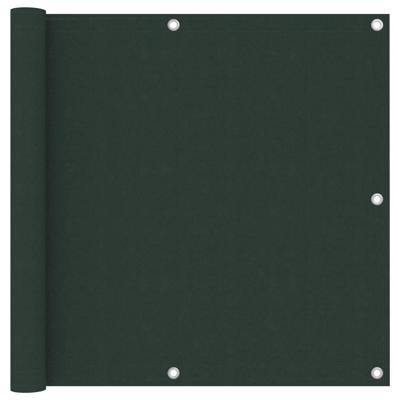 Balkonscherm 90x400 cm oxford stof donkergroen