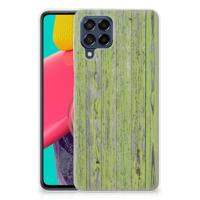 Samsung Galaxy M53 | Bumper Hoesje | Green Wood - thumbnail