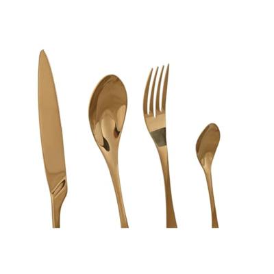 Bestek Home ESPRIT Gouden Roestvrij staal 2 x 1,5 x 25,5 cm 16 Onderdelen