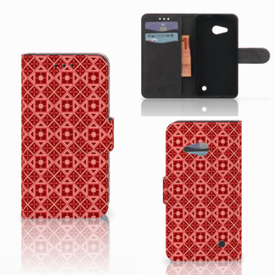 Microsoft Lumia 550 Telefoon Hoesje Batik Rood Microsoft Lumia 550 Telefoon Hoesje Batik Rood