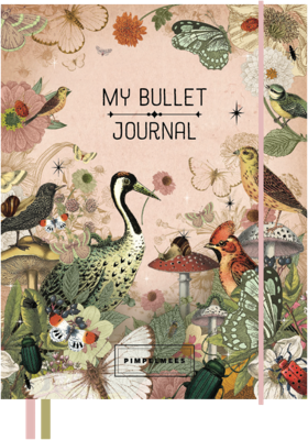 Pimpelmees Bullet Journal Terra Botanica Peach